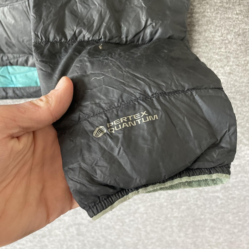 Outdoor Research Sonata Hooded Jacket Womens Medium Black Pertex Down Puffer - Picture 2 of 12